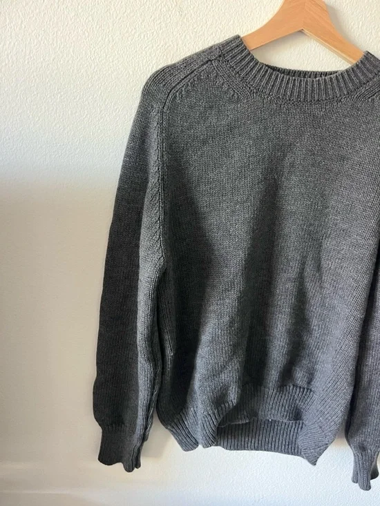 NU SWIM Bodega Merino Sweater in Charcoal - Picture 3 of 6